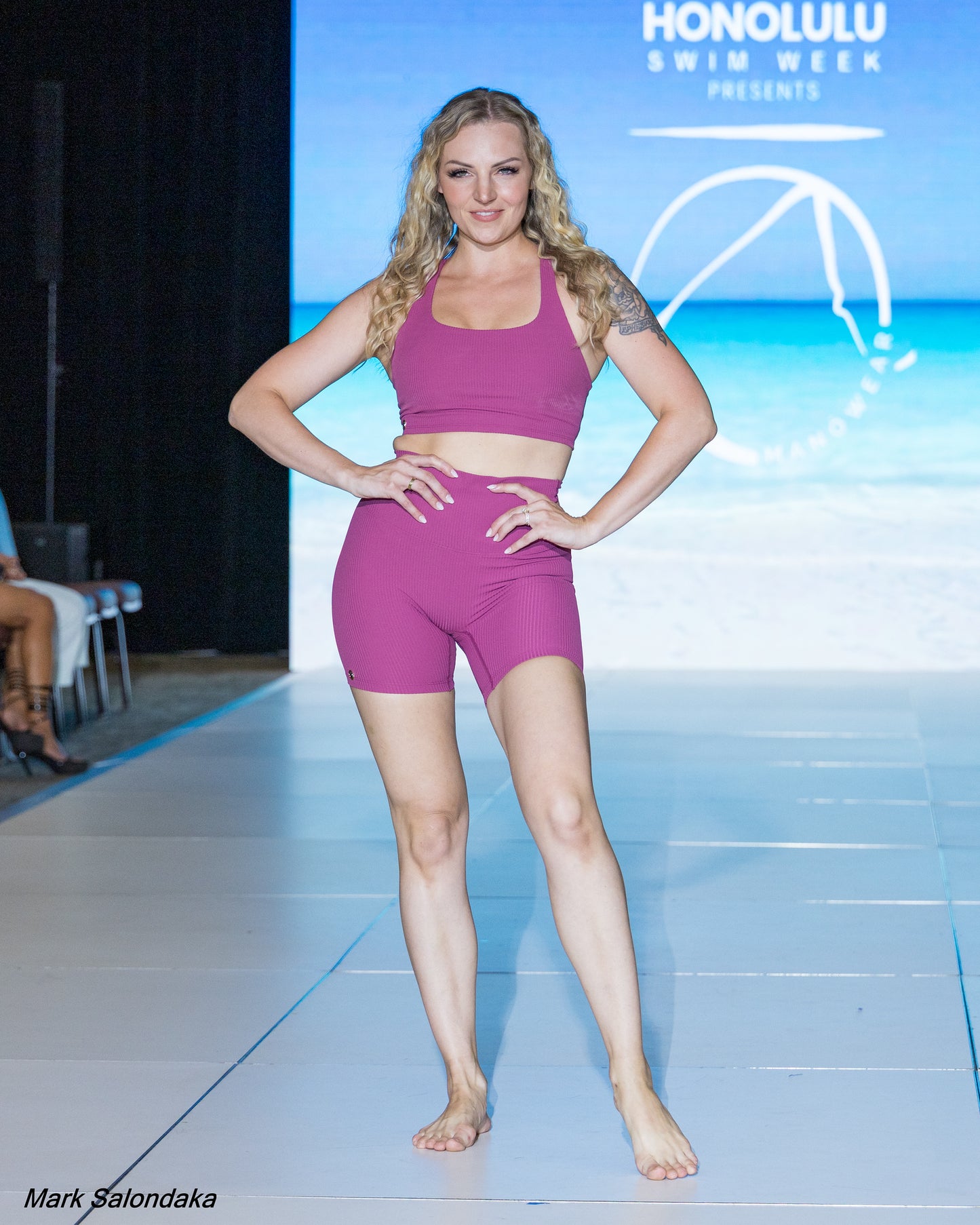 Ribbed kona shorts