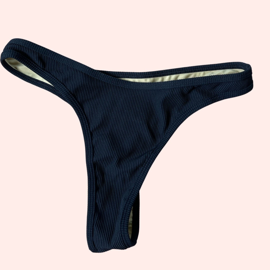 Ribbed Nalukini bottoms (thong)